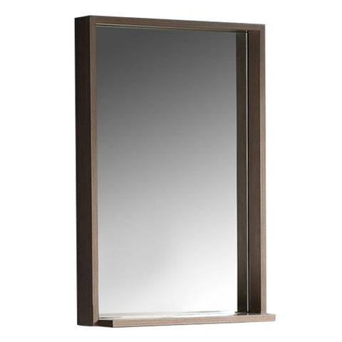 Fresca Allier 22" Gray Oak Mirror with Shelf