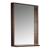 Fresca Allier 22" Wenge Mirror with Shelf