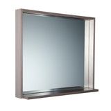 Fresca Allier 30" Gray Oak Mirror with Shelf