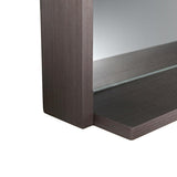 Fresca Allier 36" Gray Oak Mirror with Shelf