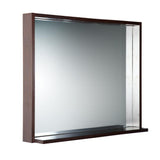 Fresca Allier 36" Wenge Mirror with Shelf