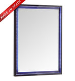 Fresca Platinum Due 24" Glossy Cobalt Bathroom LED Mirror