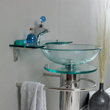 Fresca Ovale 24" Modern Glass Bathroom Vanity