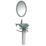 Fresca Ovale 24" Modern Glass Bathroom Vanity