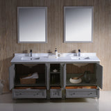 Fresca Oxford 72" Traditional Bathroom Vanity