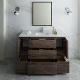 Fresca Formosa 54" Floor Standing Modern Bathroom Vanity w/ Mirror | FVN31-123012ACA-FC