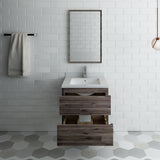 Fresca Formosa 24" Wall Hung Modern Bathroom Vanity w/ Mirror | FVN3124ACA