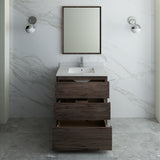 Fresca Formosa 30" Floor Standing Modern Bathroom Vanity w/ Mirror | FVN3130ACA-FC
