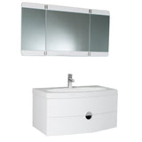 Fresca Energia 36" Bathroom Vanity w/ Folding Mirror