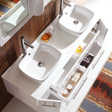 Fresca Bellezza 59" Modern Double Vessel Sink Bathroom Vanity