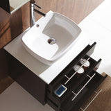 Fresca Modella 24" Espresso Modern Bathroom Vanity w/ Medicine Cabinet