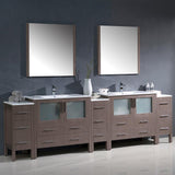 Fresca Torino 108" Double Integrated Sink Vanity
