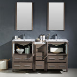 Fresca Torino 60" Double Integrated Sink Vanity