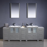 Fresca Torino 84" Integrated Double Sink Vanity