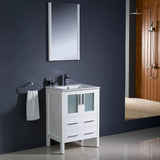 Fresca Torino 24" Modern Bathroom Vanity w/ Integrated Sink