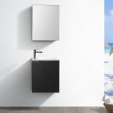 Fresca Valencia 20" Wall Hung Modern Bathroom Vanity w/ Medicine Cabinet