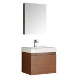 Fresca Nano 24" Modern Bathroom Vanity w/ Medicine Cabinet