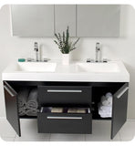 Fresca Opulento 54" Double Sink Bathroom Vanity