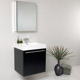 Fresca Alto 23" Modern Bathroom Vanity w/ Medicine Cabinet