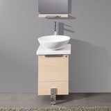 Fresca Adour 16" Modern Bathroom Vanity w/ Mirror