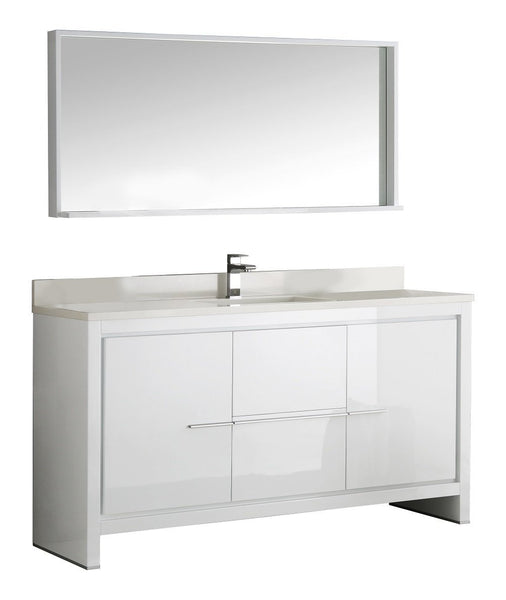 Fresca Allier 60" Modern Single Sink Vanity