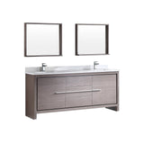 Fresca Allier 72" Modern Double Sink Vanity