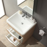 Fresca Milano 26" Modern Bathroom Vanity w/ Medicine Cabinet