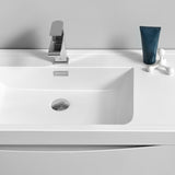 Fresca Tuscany 40" Glossy White Free Standing Modern Bathroom Vanity FVN9140WH