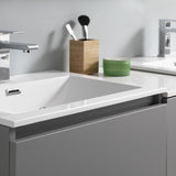 Fresca Lazzaro 60" Gray Free Standing Double Sink Modern Bathroom Vanity FVN93-241224GR-D