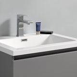 Fresca Lazzaro 24" Gray Free Standing Modern Bathroom Vanity FVN9324GR