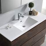 Fresca Lazzaro 48" Rosewood Free Standing Modern Bathroom Vanity FVN9348RW