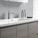 Fresca Lazzaro 60" Gray Wood Free Standing Single Sink Modern Bathroom Vanity FVN9360MGO-S