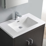 Fresca Imperia 30" Dark Gray Oak Free Standing Modern Bathroom Vanity FVN9430DGO