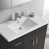 Fresca Imperia 36" Dark Gray Oak Modern Bathroom Vanity FVN9436DGO-L
