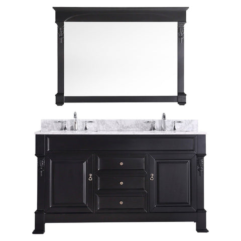 Virtu USA Huntshire 60" Single Bathroom Vanity with Marble Top