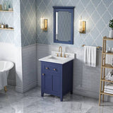 Jeffrey Alexander Chatham Traditional 24" Hale Blue Single Sink Vanity VKITCHA24BLWCR