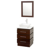 Wyndham Collection Rioni 22" Single Bathroom Vanity Set with Mirror