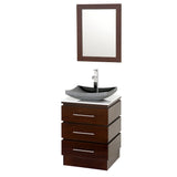 Wyndham Collection Rioni 22" Single Bathroom Vanity Set with Mirror