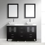 Bradford 60" Double Bathroom Vanity