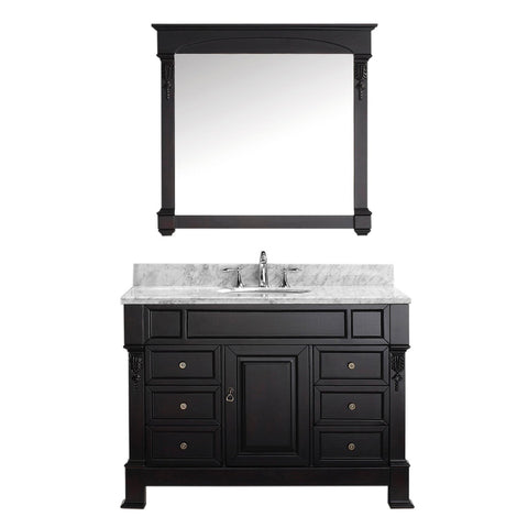 Virtu USA Huntshire Manor 48" Single Bathroom Vanity with Marble Top