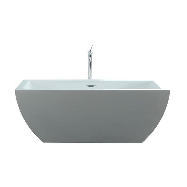 Virtu USA Serenity 67" x 31.5" Freestanding Soaking Bathtub