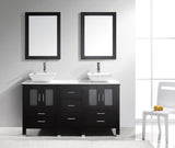 Bradford 60" Double Bathroom Vanity