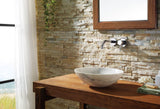 Virtu USA Thia Natural Stone Bathroom Vessel Sink in Guangxi White Marble