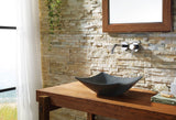 Virtu USA Apollo Natural Stone Bathroom Vessel Sink in Shanxi Black Granite
