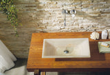 Virtu USA Ira Natural Stone Bathroom Vessel Sink in White Onyx Marble