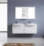 59" Double Bathroom Vanity