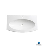 Fresca Energia 36" White Integrated Sink / Countertop