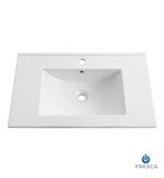 Fresca Torino 30" White Integrated Sink / Countertop