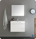 Fresca Mezzo 30" Wall Hung Bathroom Vanity